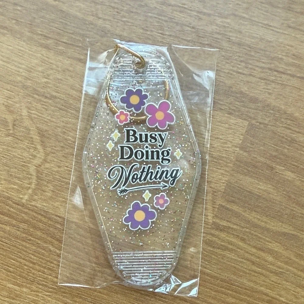 Retro Motel Style Keychain‎ Lot Sassy Phrases Y2K Aesthetic Key Tags NEW
